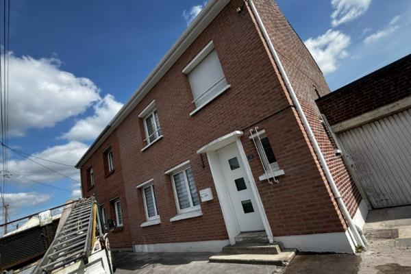 Rénovation façade , pignon , cache moineaux et gouttière PVC blanc